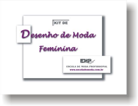Kit de desenho de moda feminina