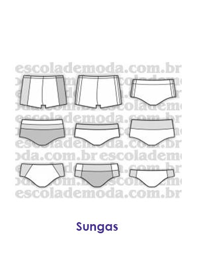 Moldes de sungas